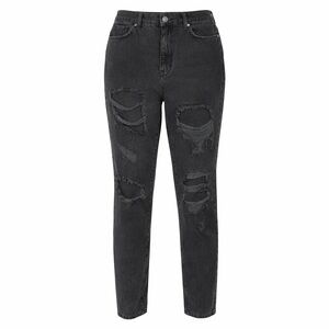 BDG High-Rise Distressed Black Jeans